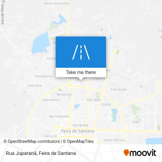 Rua Juparanã map