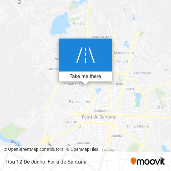 Mapa Rua 12 De Junho