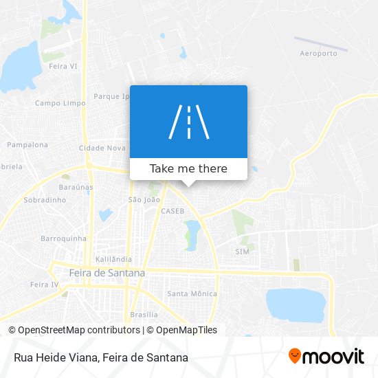 Mapa Rua Heide Viana
