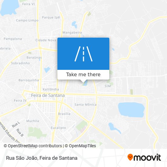 Mapa Rua São João