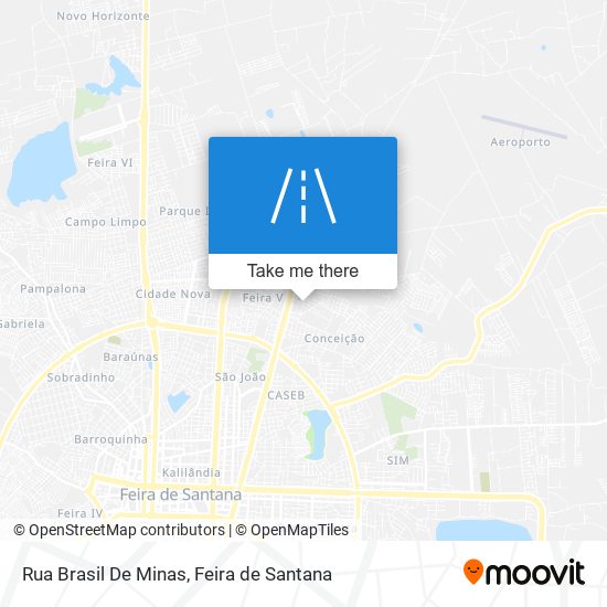 Rua Brasil De Minas map