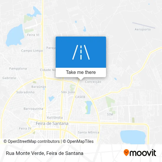 Rua Monte Verde map
