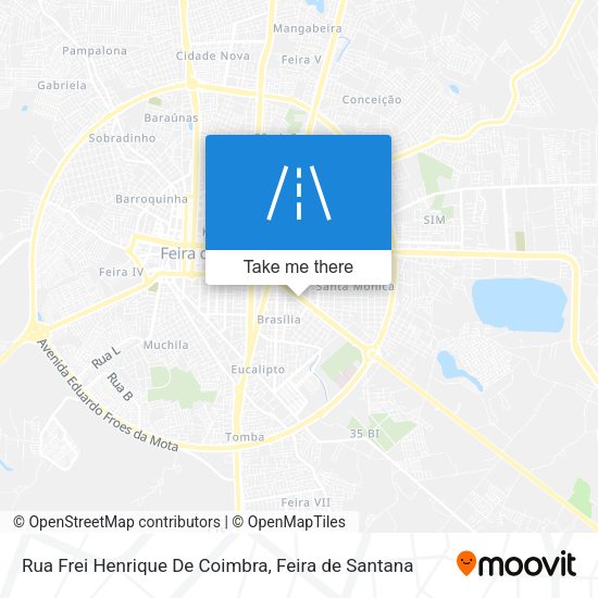 Rua Frei Henrique De Coimbra map