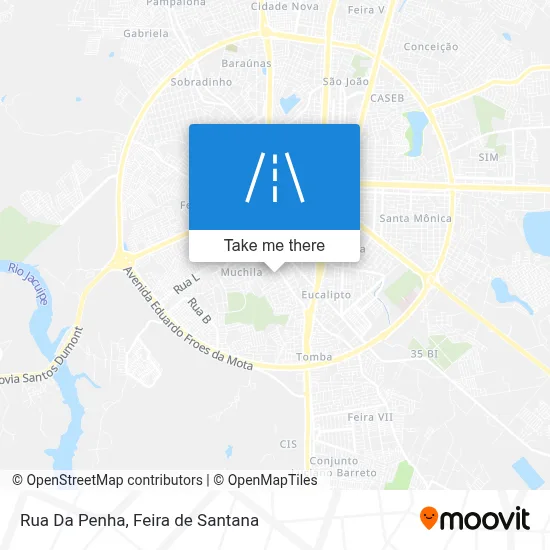 Rua Da Penha map