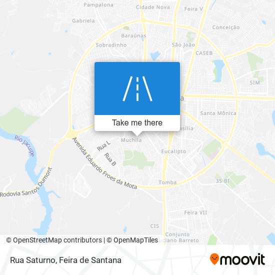 Rua Saturno map