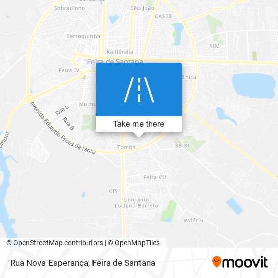 Rua Nova Esperança map