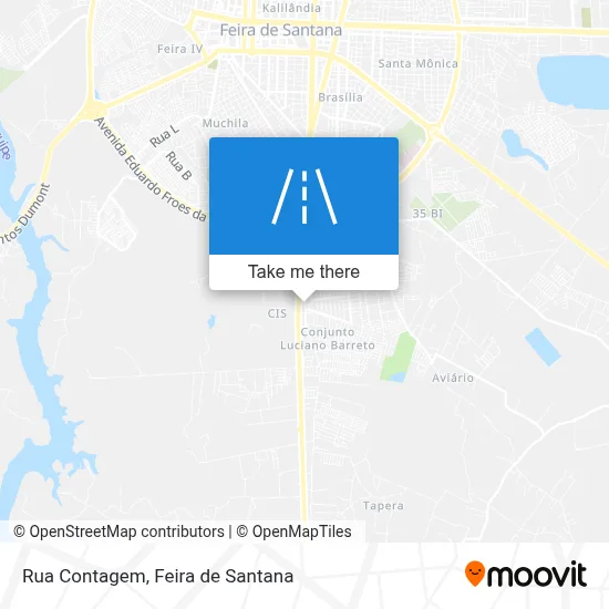 Rua Contagem map