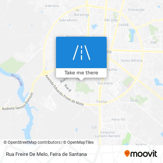 Mapa Rua Freire De Melo