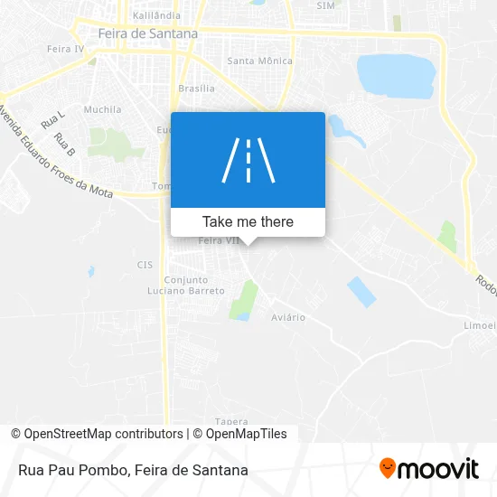 Rua Pau Pombo map