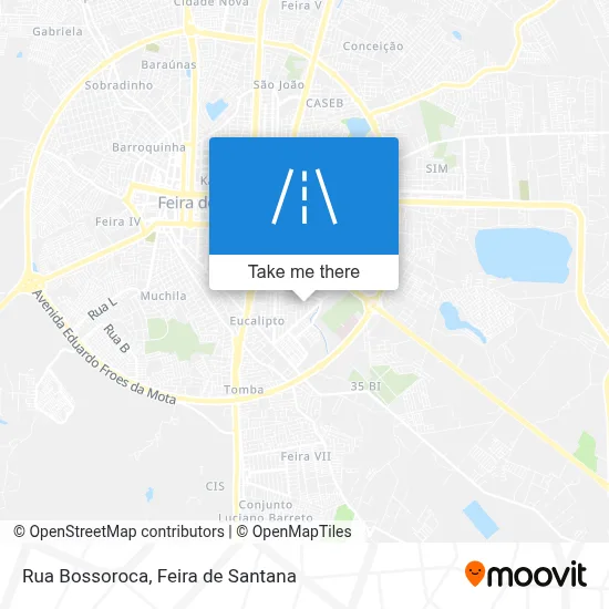 Rua Bossoroca map