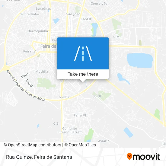 Rua Quinze map