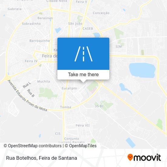 Rua Botelhos map