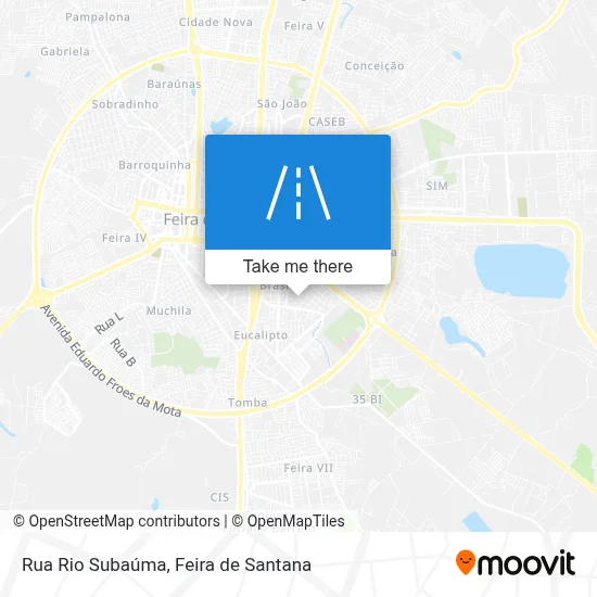 Rua Rio Subaúma map