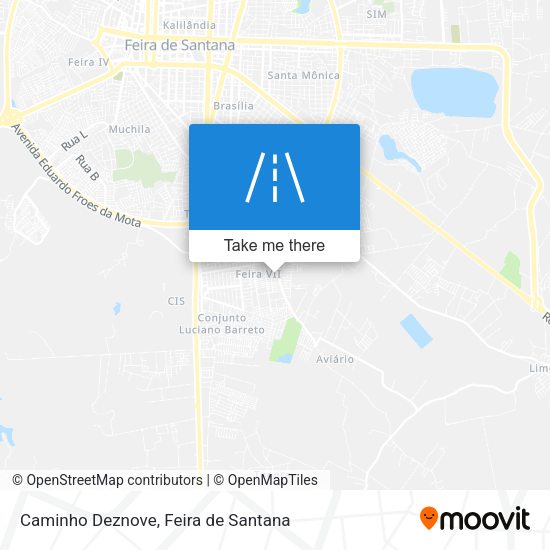Caminho Deznove map