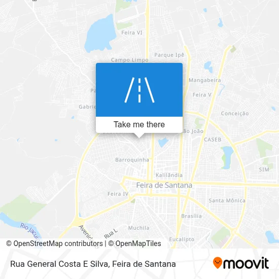Rua General Costa E Silva map