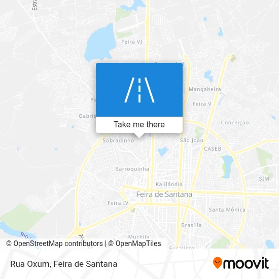 Rua Oxum map
