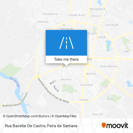 Mapa Rua Bacelar De Castro