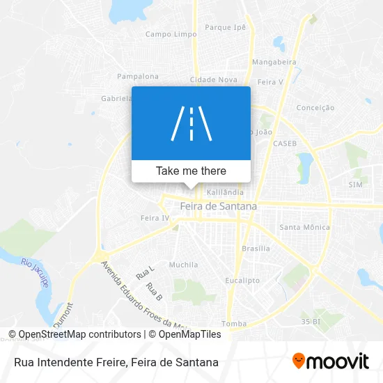 Rua Intendente Freire map