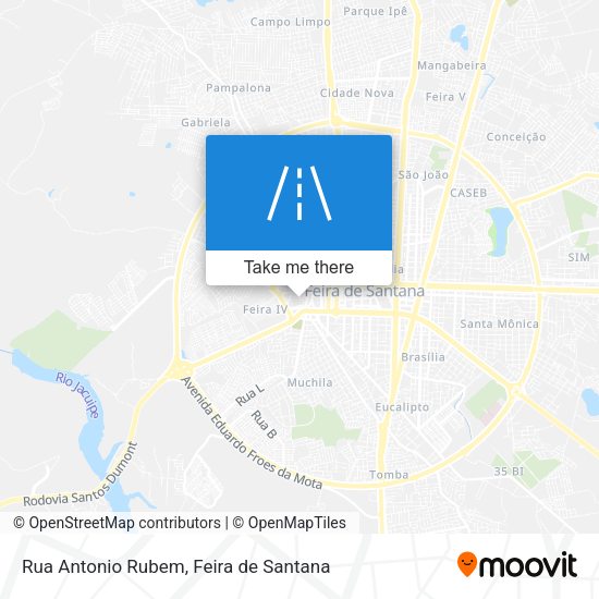 Rua Antonio Rubem map