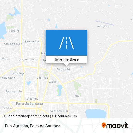 Rua Agripina map
