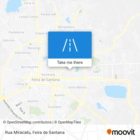 Rua Miracatu map