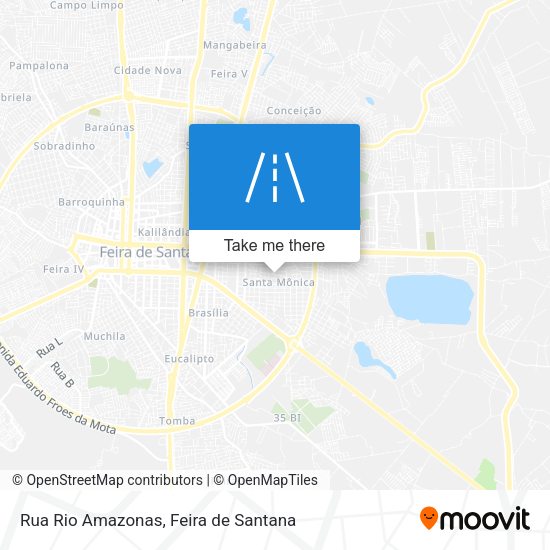 Rua Rio Amazonas map