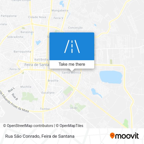 Rua São Conrado map