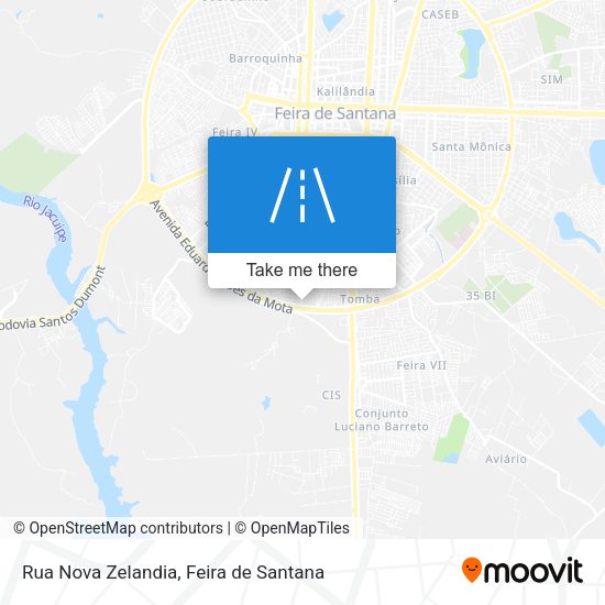 Rua Nova Zelandia map