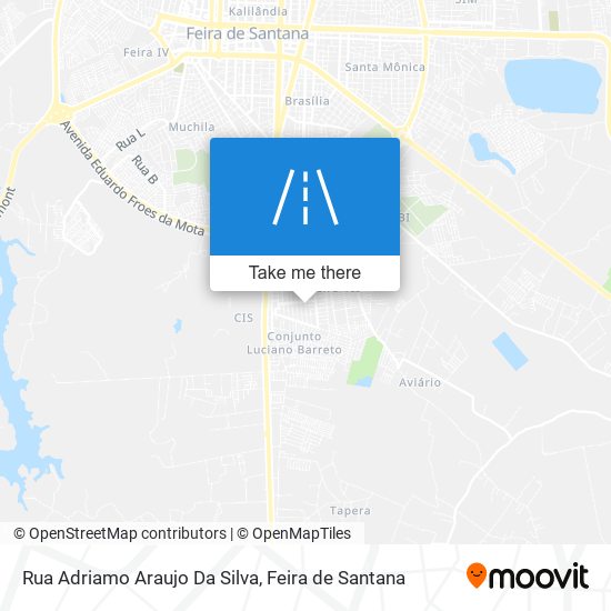 Rua Adriamo Araujo Da Silva map