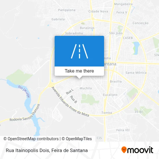 Rua Itainopolis Dois map