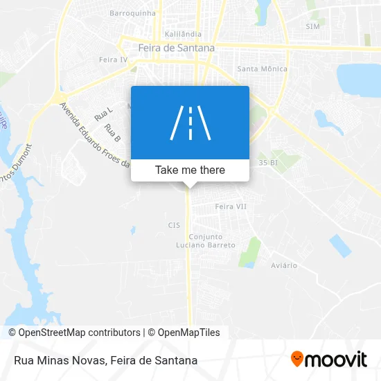 Rua Minas Novas map