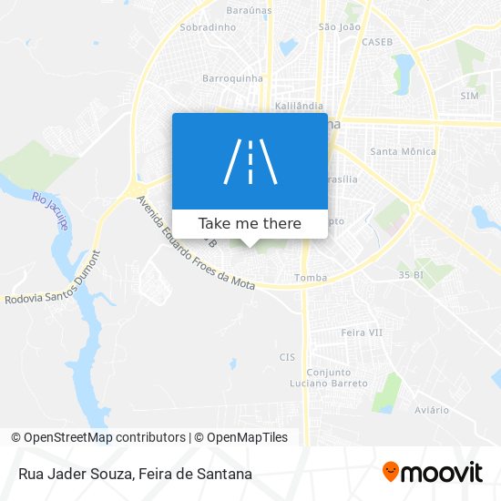 Mapa Rua Jader Souza