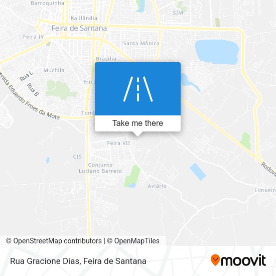 Rua Gracione Dias map