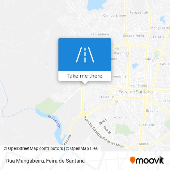 Rua Mangabeira map