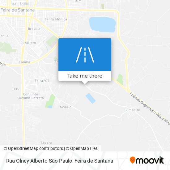 Mapa Rua Olney Alberto São Paulo