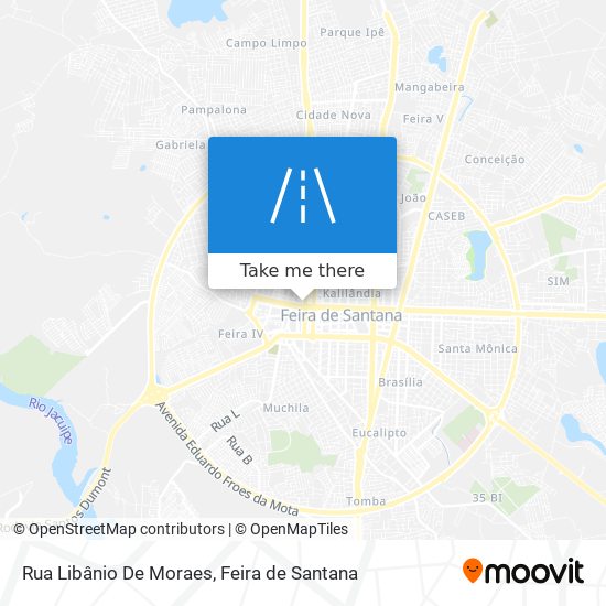 Rua Libânio De Moraes map