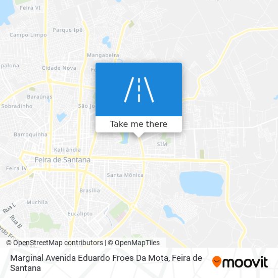 Mapa Marginal Avenida Eduardo Froes Da Mota