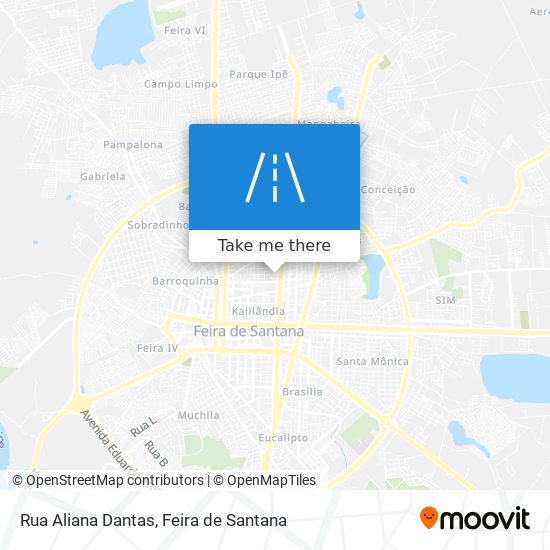 Mapa Rua Aliana Dantas