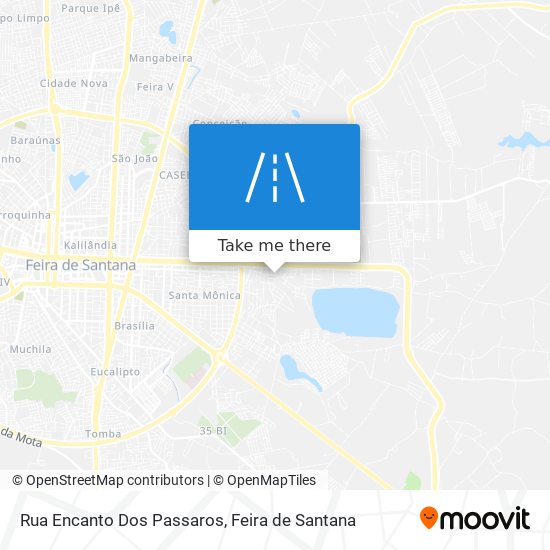 Mapa Rua Encanto Dos Passaros