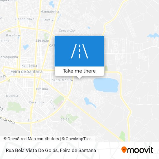 Mapa Rua Bela Vista De Goiás