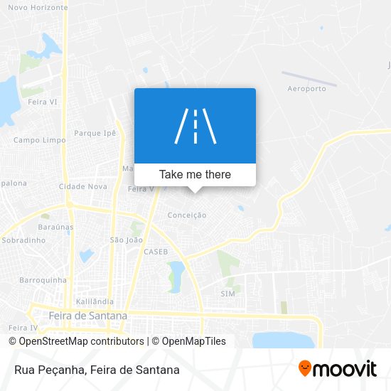 Rua Peçanha map