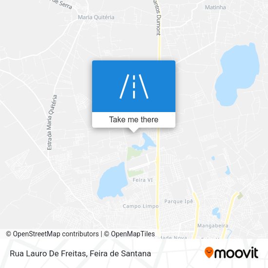 Rua Lauro De Freitas map