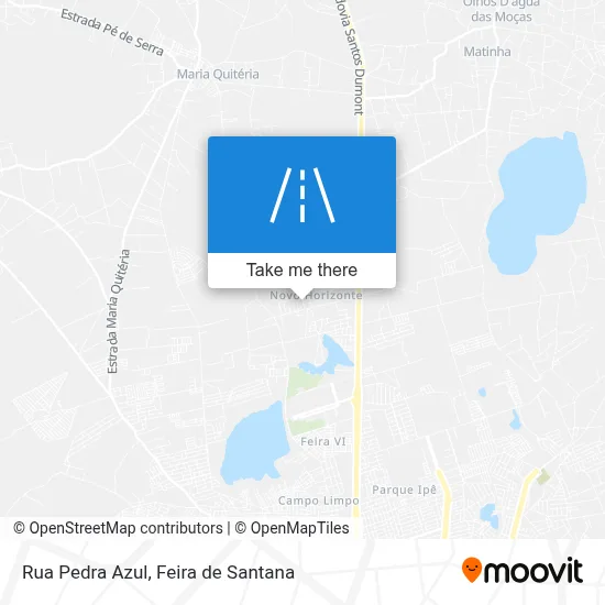 Rua Pedra Azul map