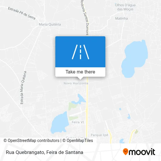 Rua Quebrangato map