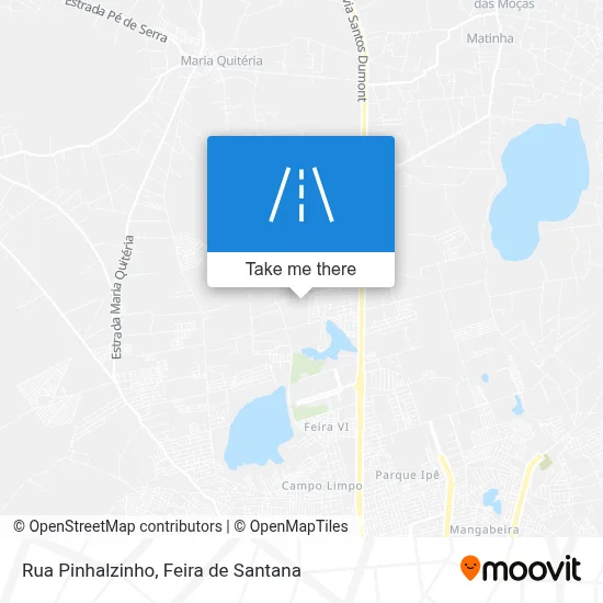 Rua Pinhalzinho map