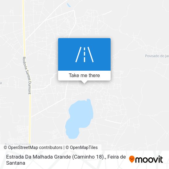 Estrada Da Malhada Grande (Caminho 18). map