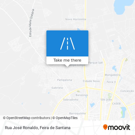 Rua José Ronaldo map