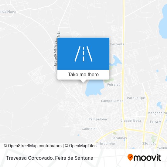 Travessa Corcovado map