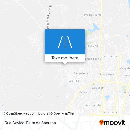 Rua Gavião map