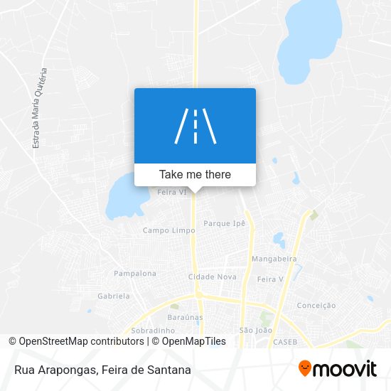 Rua Arapongas map